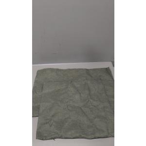 MIULEE Pack of 2 Decorative Outdoor Solid Waterproof Throw Pillow Covers Faux Linen Garden Farmhouse Cushion Cases for Patio Tent Balcony Couch Sofa 12x20 inch Light Olive Green (20" x 12" (Pack of 2))
