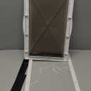 PetSafe Plastic Pet Door - Easy Install for Wood, PVC Metal & Paneled Doors - Rust-Free Plastic Frame - Flap Dimensions 10 1/4" W x 16 1/4" H - for Large Dogs Weighing Up to 100 lb