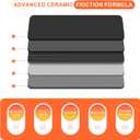 Premium Ceramic Disc Brake Pad Set - Compatible with Select Buick Cascada, LaCrosse, Regal; Cadillac ELR; Chevrolet Equinox, Impala, Malibu; GMC Terrain; Saab 9-5 + More; FRONT