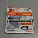 HEATIT Pipe Heat Tape - CSA & ETL Certified Heat Cable for Pipes, Prevents Pipe Freeze, Energy-Saving & Easy Install, Keeps Pipes Ice-Free, Durable, Worry-Free, Trusted Choice HISD 15ft, 7w/ft, 120V
