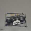 Lag Screws #14 x 6 Inch, (1lb, 20pcs) Heavy Duty Construction Structural Exterior Wood Timber Screws, Torx Drive Washer Head Rust Resistant Black Epoxy Coated, with T30 Star Bit