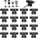NETEHA 16 Pack Low Voltage 12-18 Gauge Wire Connectors for Landscape Lighting, Pathway Lights, Outdoor LED Lights