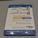 Powbrace 2 Pairs Wide Diabetic Socks for Men Women Plus Size,Lymphedema Socks,Socks for Swollen Feet and Ankles,Edema Socks,Loose Fit Socks,Non-Binding Socks,Bariatric Socks,Hospital Cast Socks-All Black