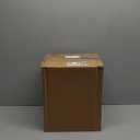 Amazon Basics Small Trash Can, Rectangular Commercial Office Wastebasket, 3 Gallon (Pack Of 2), Black (Previously AmazonCommercial brand)
