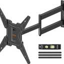 ELIVED 31.3 Inch Long Arm TV Mount for Most 32-65 Inch TVs, Swivel and Tilt Long Extension TV Wall Mount, Full Motion Wall Mount Bracket Max VESA 400x400mm, Holds up to 99 lbs.
