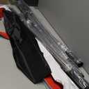 10FT Dust Barrier Poles 4 Pack Dust Barrier System with Carry Bag, 2 Heavy-Duty Zippers and 32.8x13.1 Ft Plastic Film for Interior Decoration, Remodeling and Isolation Work, White Transparent