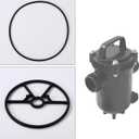 3 x 2pcs Pool Filter Spider Gasket Kit Compatible with Hayward Vari-Flo SP0714T/SPX0714CA, Include 1pcs Multiport Valve Spider Gasket and 1pcs O-Ring for Pool Filter Parts Replacement(Black)