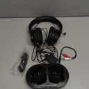 Wireless Headphones for TV, TV Headphones Wireless for Seniors, Versatile Charging Dock with Transmitter, Instant Audio Sync, 65-Hour Battery Life, Ideal Gift for Parents & Seniors (Black)