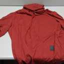 Lexiart Mens Fashion Athletic Hoodies Sport Sweatshirt Solid Color Fleece Pullover (Red) XL
