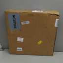 MAGFLERUM 17 Inch Round Wood Mirror - Small Circle Nursery Boho Wall Decor for Bedroom, Living Room, Hallway (Nature)