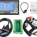 CNCTOPBAOS 4 Axis 500KHz CNC Offline Controller DDCSV4.1,Stand Alone System Motion Controller PLC,Slave Stepper Servo Motor Control+MPG Handwheel for CNC Router,Lathe,Engraving Milling Machine