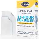 Dr. Scholl’s Clinical Strength 12-Hour Pain Relief Hydrogel Patches 10ct - 4% Lidocaine for Powerful Numbing, Instant Cooling Pain Relief with Menthol, Added Arnica, for Hands, Feet, Neck, Back & Legs