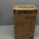 JOYMOOP Mop and Bucket with Wringer Set, Hands Free Flat Floor Mop and Bucket, with 3 Washable Microfiber Pads, Wet and Dry Use, Floor Cleaning System