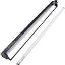 Aiicioo T5 UVB Lighting Combo Kit 24W - T5 UVB Reptile Light Fixture and 5.0 UVB Light Bulb for Bearded Dragon Leopard Gecko (22Inch 24W)