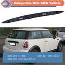 Black Rear Trunk Hatch Handle With Lamp, Tailgate Trim Lid Trunk Liftgate Pull Handle Compatible With BMW Mini Vehicle 2005-2015 Cooper R56 R57 Series, Replace#51132753602 - Backhatch Release Handle