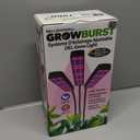 Bell+Howell Growburst 24 Indoor Plant Growing Lamp with 8 Brightness Settings, 3 Light Modes Including Full Spectrum UV Light As Seen On TV (Medium - 3 Heads)