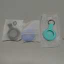 4Pack,Compatible with Airtag Holder Case with Keychain IPX8 Waterproof,Shockproof GPS Tag Tracker Cover [Anti-Scratch] [PC+Silicone] for Item Finders Case for Pets, Kids, Luggages-Black/Blue/Green/Red