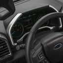 Voodonala Silver Dashboard Trim for 2015 2016 2017 2018 2019 2020 Ford F150 F250 F350 Super Duty(Silver, 3pcs/set)