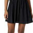 Amazon Essentials Women's Regular-Fit Cotton Sateen Smocked Bodice Mini Dress S