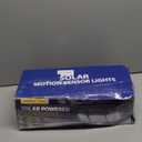 WdtPro Solar Lights Outdoor Motion Sensor 4Pack, 3500LM Bright Solar Flood Lights Outdoor, Adjustable & Upgrade Glass Panel, Wireless LED Solar Powered Security Spot Lights Waterproof for Yard-White