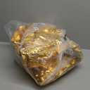 Gold Inflatable Mirror Ball, Big Shinny Mirror Balls Reusable Large PVC Disco Ball Balloon for Large Event Decoration, Party, Concerts, Stage, Wedding Decor, Without Air Pump (1 Pcs, 19.7in)