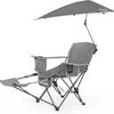 Sport-Brella Reclining Beach Chair (Grey)