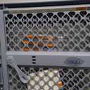 Toddleroo by North States - 100% Recycled Plastic Baby Gate for Doorway; Sturdy for Indoor & Outdoor Use: Pressure Mounted, No Drill Gate; Made in USA; 26" to 42" Wide, 26" Tall Slate Blue