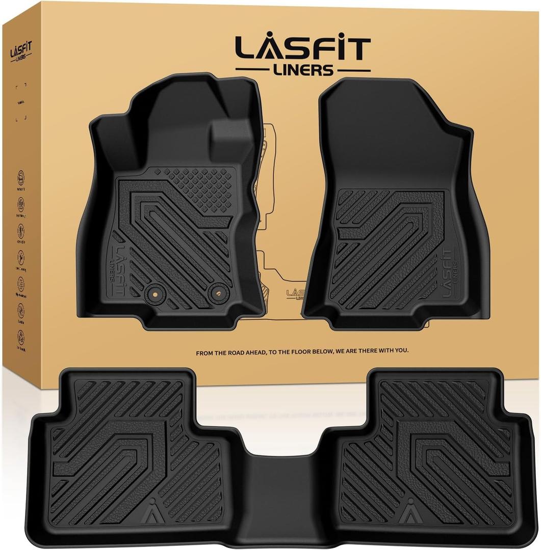 LASFIT Floor Mats for Subaru Forester 2026 2025 (Only Fit Gas & 2026 Wilderness), All Weather TPE Custom Fit Floor Liners for Forester 2025-2026 Base/Premium/Sport/Limited/Touring Car Mats