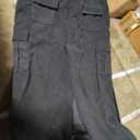 Nnhblu Black Fleece Lined Cargo Pants Men Drawstring Big and Tall Sweatpants for Men Men Pants with Pockets Fashion Gifts for Him, Black,XXL