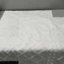 Bedsure Full Comforter Set - White Comforter, Boho Tufted Shabby Chic Bedding, 3 Pieces Vintage Farmhouse Bed Set for All Seasons, Fluffy Soft Bedding with 2 Pillow Shams (01 - White)