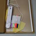 Led Note Board with Colors, 12"X8" Acrylic Dry Erase Board with Light, Light Up Dry Erase Board with Adjustable Stand, Led Board White Board with 7 Pen, Office Home Glow Rewritable Message Board.