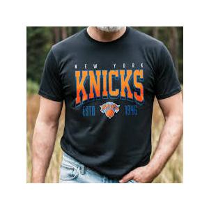 Knicks T-shirt Black Large Size