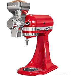 Metal Grain Mill Attachment for KitchenAid Stand Mixer  12-Level Grind Adjustment, All-Metal Construction for Grinding Grains, Spices & More
