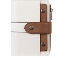 CLUCI Small Wallet for Women Leather Slim Womens Wallet Bifold Multi Card Holder Organizer Designer with Removable ID Window