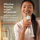Philips Sonicare Compact Flosser 1000, Portable Water Flosser with 3 Flossing Modes, IPX7 Waterproof Oral Irrigator, Travel Friendly, Blue, Model HX3333/24