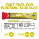 CLIF BLOKS - Margarita Flavor with 3X Sodium - Energy Chews - Non-GMO - Plant Based - Fast Fuel for Cycling and Running - Quick Carbohydrates and Electrolytes - 2.12 oz. (4 Count), Best By: 12 Oct 2026