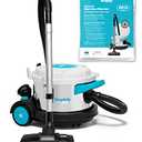 Simplicity Vacuums Brio Dry Canister Vacuum & Filter Set Bundle, Heavy Duty Vacuum Cleaner for Hardwood, Tile, Rugs & More with Extra HEPA Filter Media Set