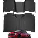 Floor Mats for Chevy Silverado Sierra 1500 2500 3500HD Crew Cab 2019-2026