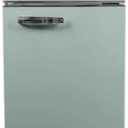 Frigidaire EFR753 Retro Apartment Size Refrigerator with Top Freezer - 2 Door Fridge with 7.5 Cu Ft of Storage Capacity, Adjustable Spill-Proof Shelves, Door & Crisper Bins, Mint
