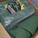 Large Heavy Duty Canvas Tarp 6x20 Feet 16oz Water-Resistant Canvas Cover with GrommetsTear Resistant, Durable, Multipurpose Protective Green Tarp Cover for Camping, Tent, Car