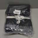 MINTWOOD Design Storage Basket for Shelves, Decorative Baskets for Organizing, Book Basket, Storage Cube Bin Box, Woven Closet Organizer, Pantry Closet and Shoe Basket, Full Black