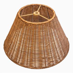 Small Lamp Shades Woven Boho Wicker Lampshades, DIY Natural Rattan Hand Crafted Lamp Cover, Empire Lampshade for Table Desk Lamp, Floor Lamp, Bedside Lamp