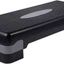 Height-Adjustable 4"-6" Aerobics Step Platform Fitness Equipment Workout Stepper Trainer For Indoor Exercise