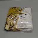 EQOREIIN 30 Pack Small Thank You Gift Bags with Handles 5.5 x 2.4 x 4.7 Inches Mini Marble Gold Gift Bags with Bow Ribbon Tiny Party Favor Bag Bulk for Graduation Mother's Day Baby Shower Wedding (Marble Gold)