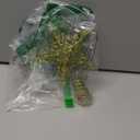 6 Inch Christmas Tree Topper Mini Gold Star Small Christmas Tree Star Metal Glitter Xmas Trees Topper for 3 4 ft Trees Pencil Decorations