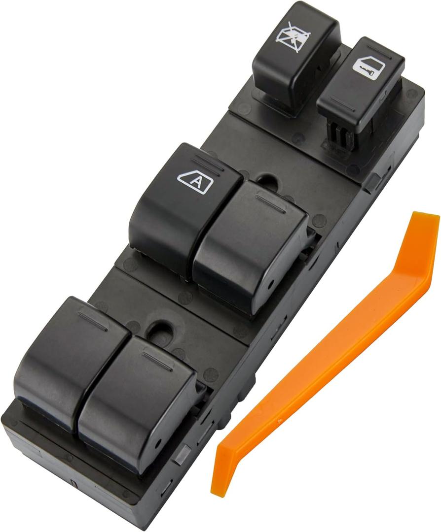 Power Window Switch Fits for Nissan Cube 2009-2014.Front Left Driver Side Control Door vidrios Master Switch Replaces 254011FC0A, 254011FC1A