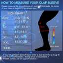 HOBRAVE 2PCS Soccer Shin Guards Padded Calf Compression Sleeves Supports for Shin Splint, Large