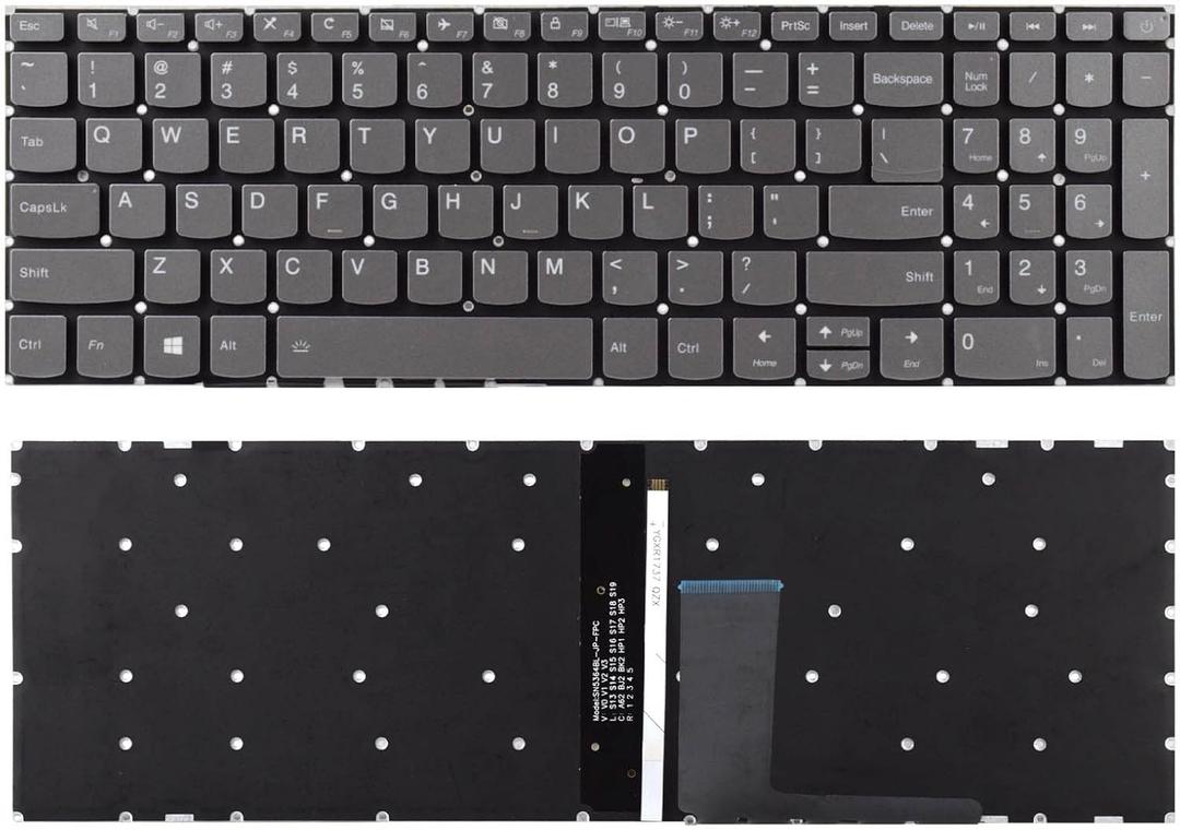 Replacement Keyboard with Backlight Compatible with Lenovo ideaPad 320-15ABR 320-15IAP 320-15IKB 320-17IKB 320S-15ISK 320S-15IKB, ideaPad 330-15IKB 330-17IKB L340-155IWL L340-17API Laptop