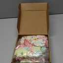 ATTGREAT Fake Flower Heads Mini Silk Flowrs Bulk Small Pink Flower 3D Loose Faux Daisy Rose Sunflowers Plum Blossoms Craft for Wedding Party Cake Baby Shower Home Decor, 110Pcs(Pink)
