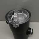 Bonbo SP1516 Pump Strainer Housing, Lid & Basket for Hayward Power-Flo LX Above-Ground and for Power-Flo II Self-Priming Pool Pump, Strainer Assembly 1-1/2 FIP x 1-1/2 MIP Inch Connections